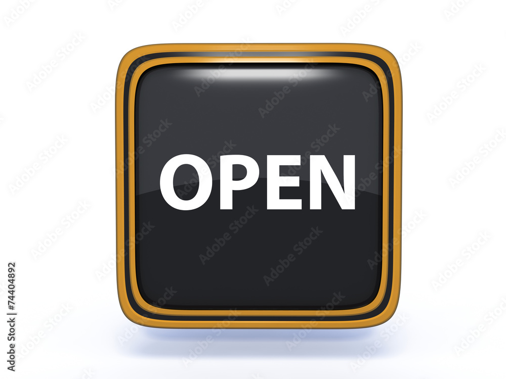 open square icon on white background open square icon on white background