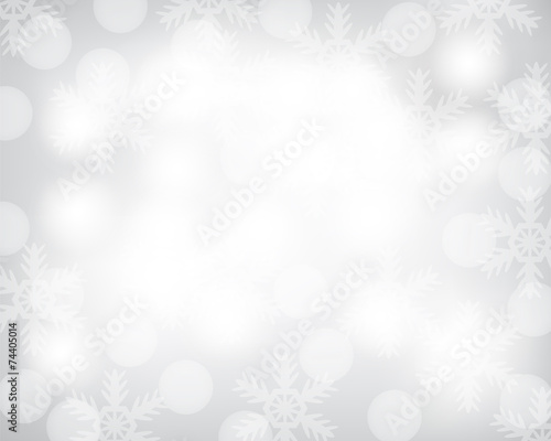 christmas background with snowflakes
