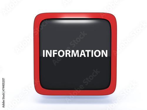 information square icon on white background