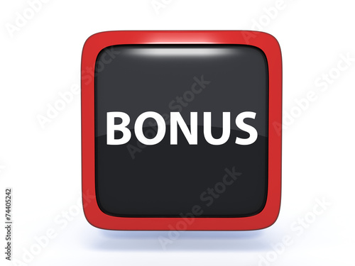 bonus square icon on white background