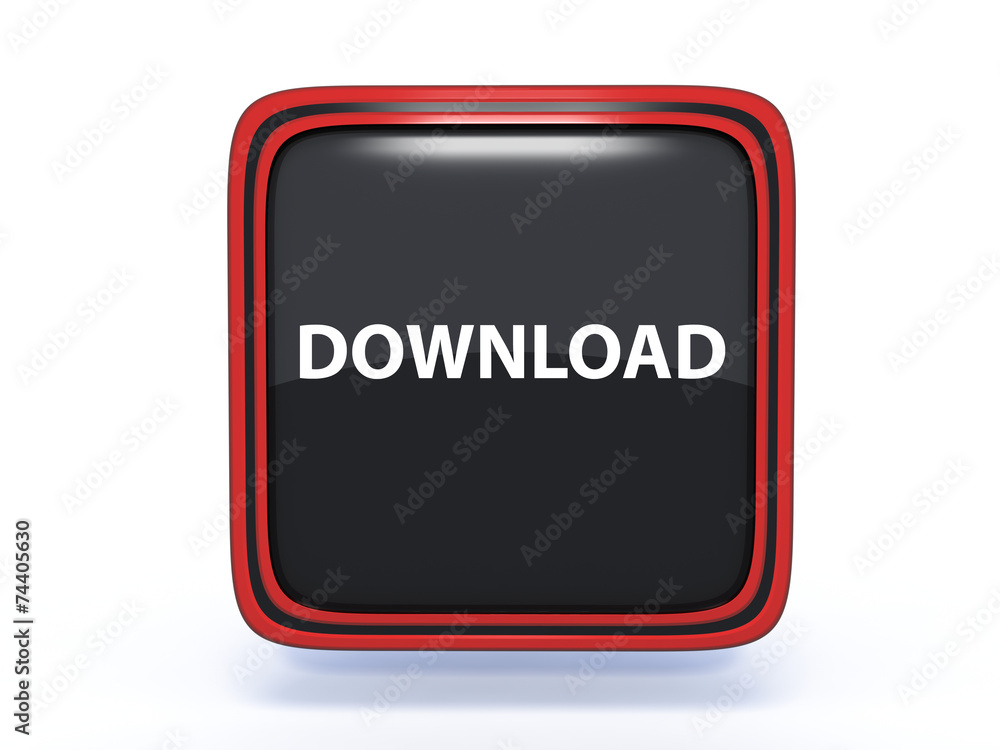 download square icon on white background download square icon on white background