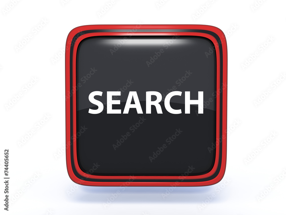 search square icon on white background search square icon on white background