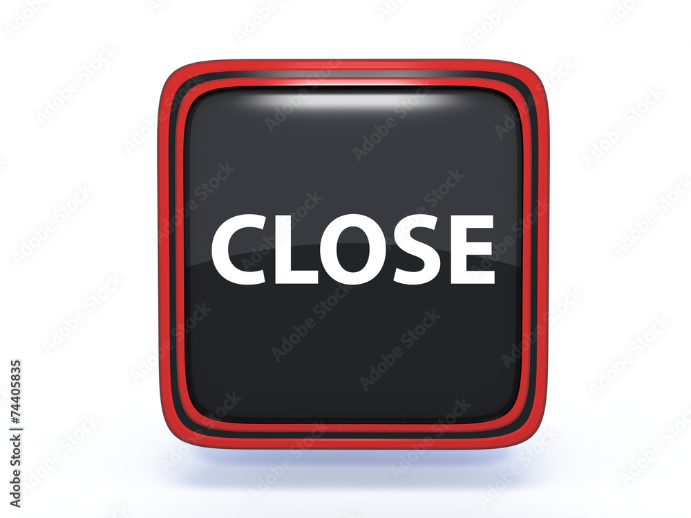 close square icon on white background close square icon on white background