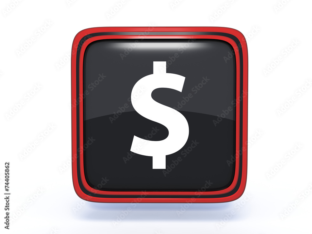 money square icon on white background money square icon on white background