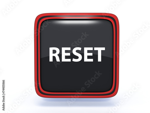 Obraz na płótnie reset square icon on white background