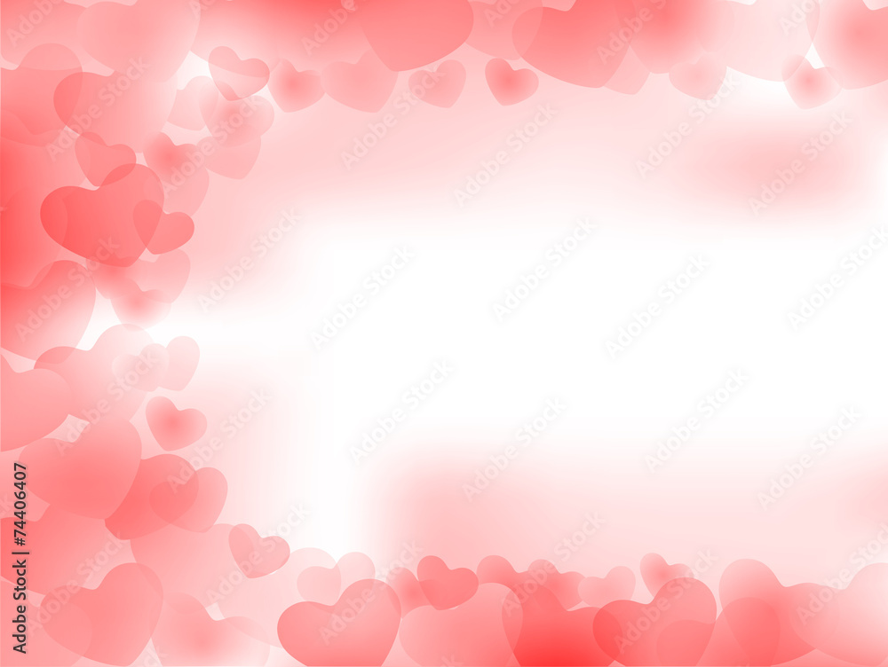 バレンタイン　ハート　背景