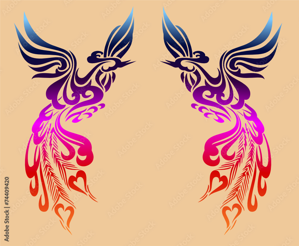 Ancient Chinese Phoenix pattern Ancient Chinese Phoenix pattern
