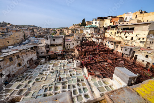 Tannery in Fez, Morocco