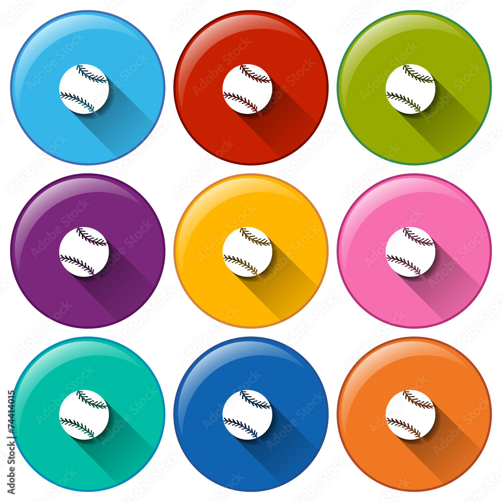 Circle buttons with small balls