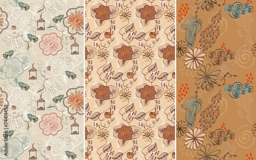 Fototapeta Naklejka Na Ścianę i Meble -  seamless pattern