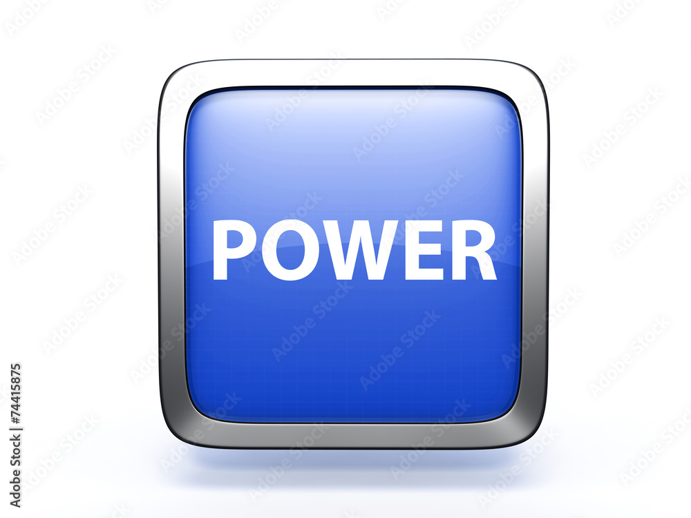 power square icon on white background power square icon on white background