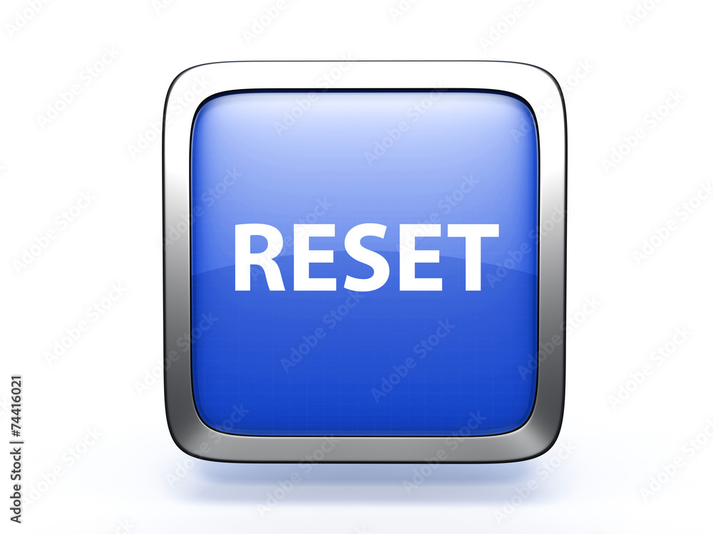 reset square icon on white background reset square icon on white background