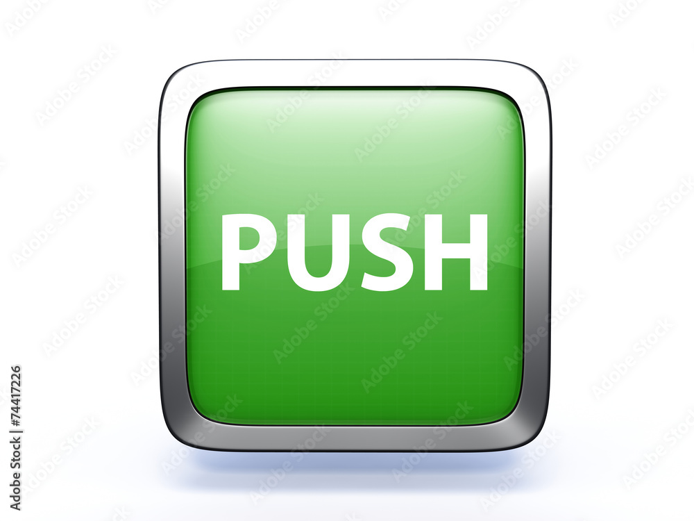 push square icon on white background push square icon on white background