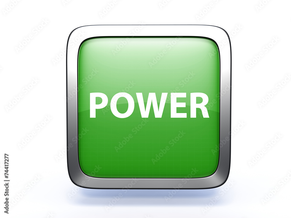 power square icon on white background power square icon on white background