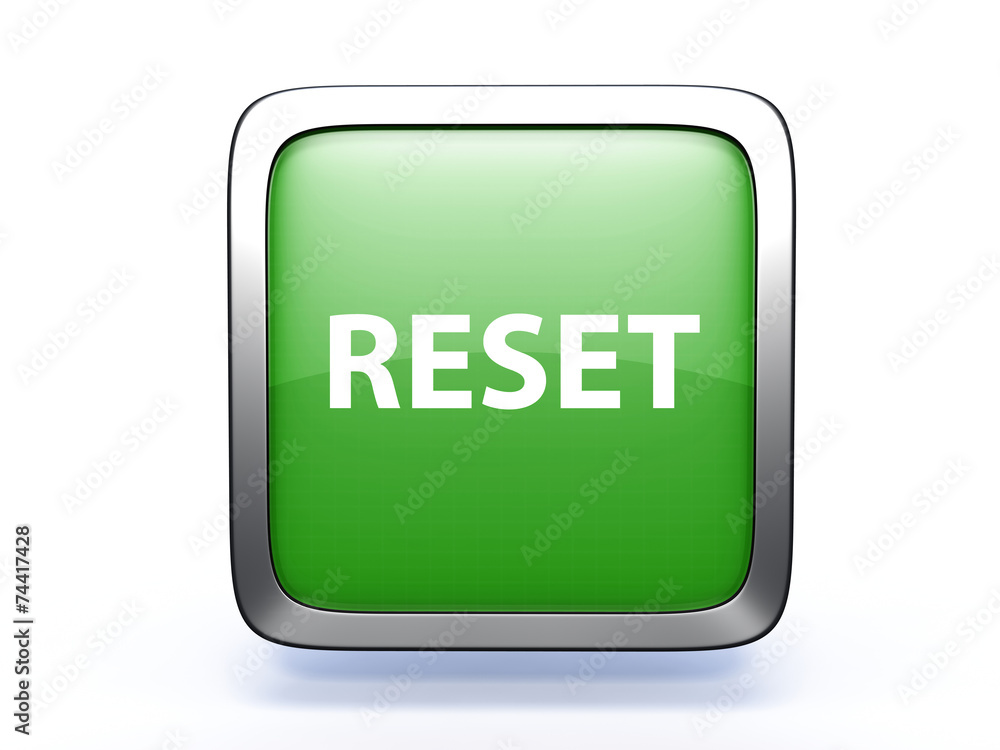 reset square icon on white background reset square icon on white background