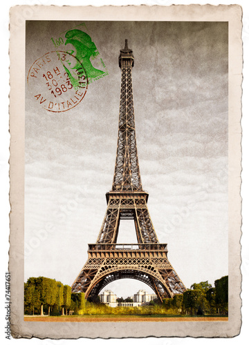 vecchia cartolina postale della Tour © Photobeps