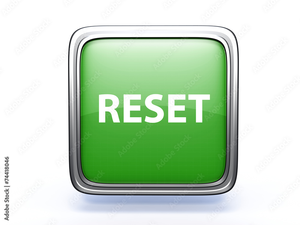 reset square icon on white background reset square icon on white background
