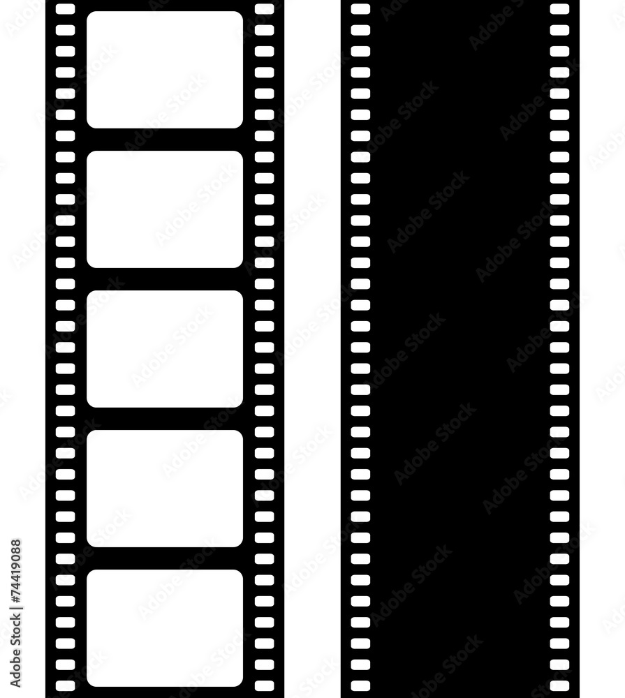 Set of film frame, vector