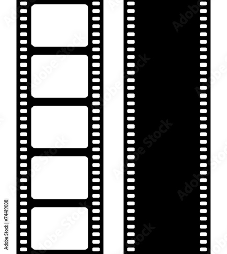 Set of film frame, vector