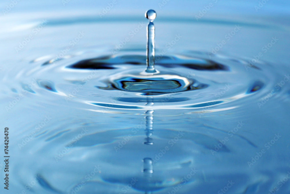 Water drop, close-up Water drop, close-up