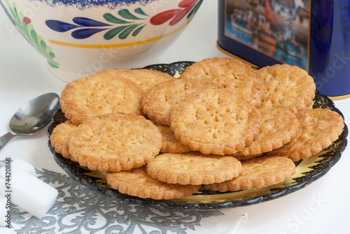 Принти на полотні Encas avec gateaux secs, galettes bretonnes