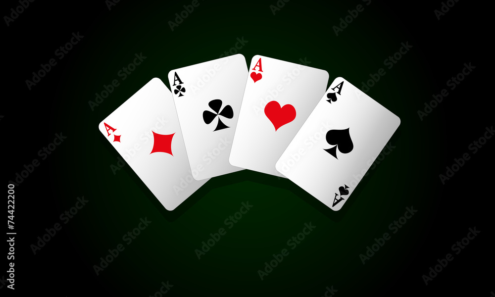 Obraz premium playing cards ace