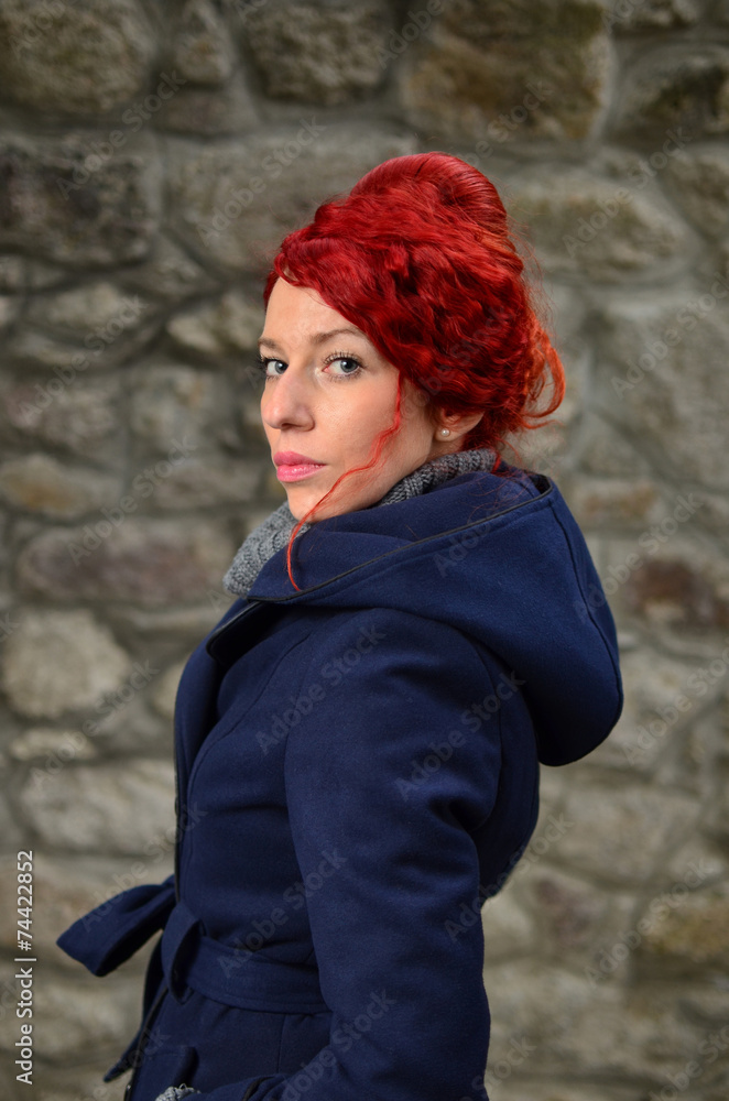 Serious redhead girl Serious redhead girl