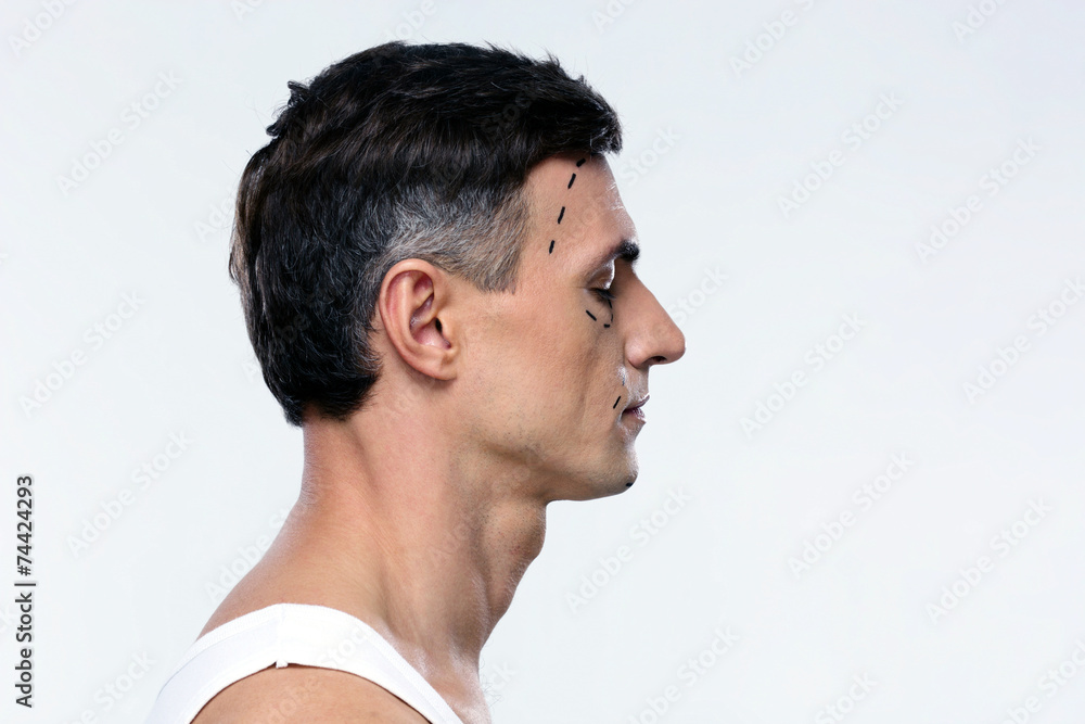 Fototapeta premium Handsome man isolated 