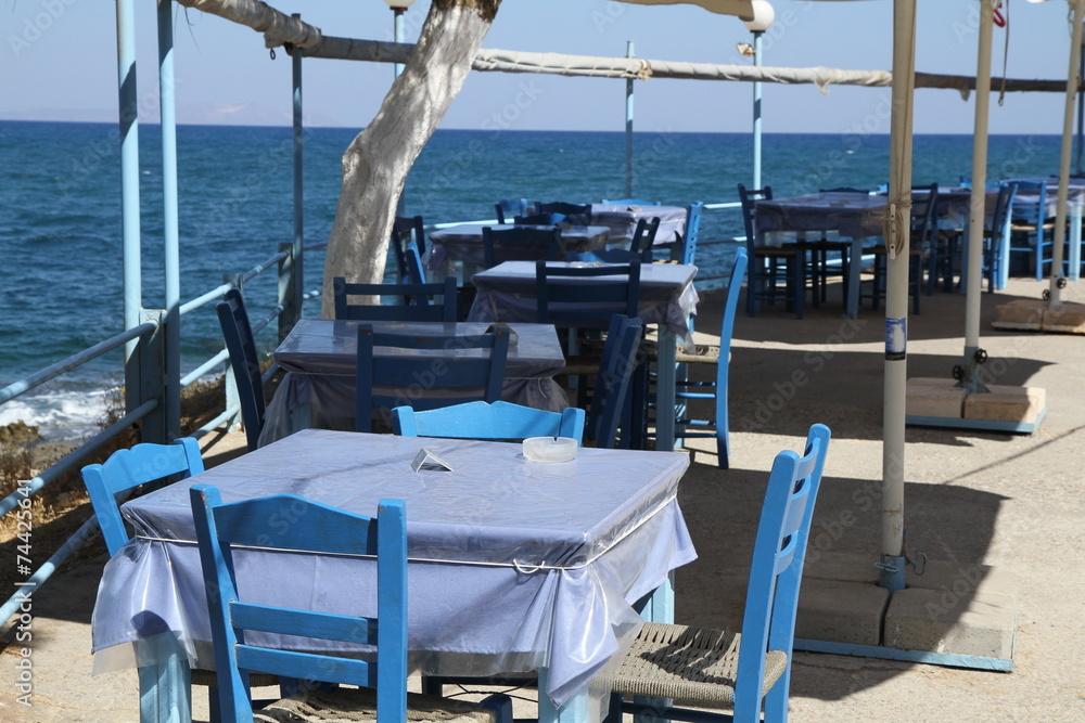 Fototapeta premium terrasse crétoise