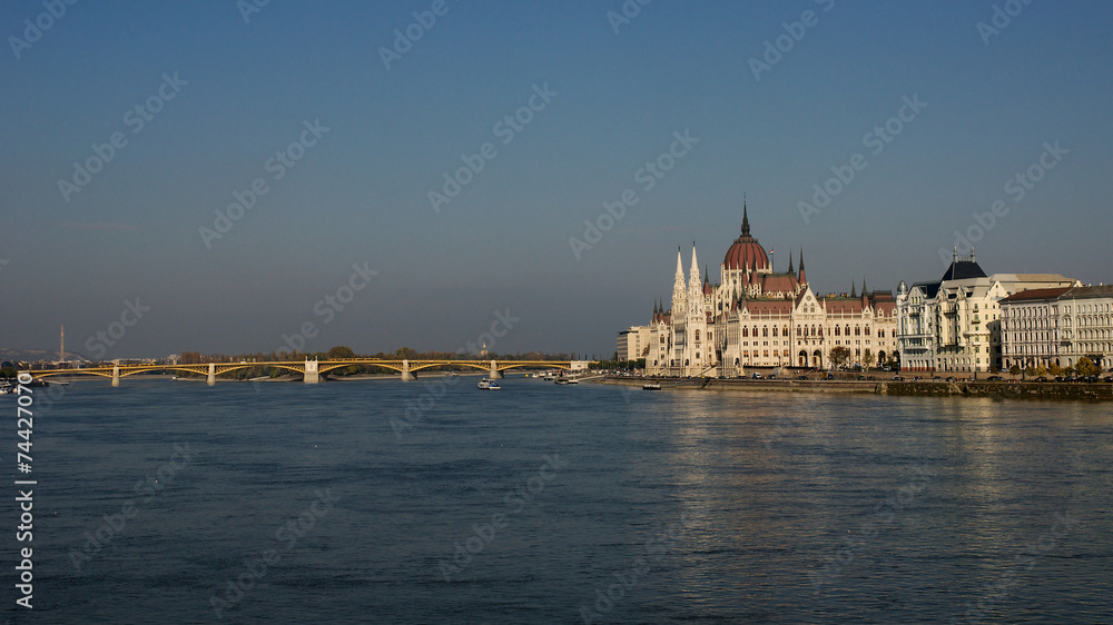 Budapest mit Blick auf Parlament