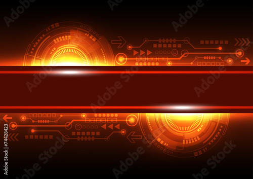 vector future network telecom technology, abstract background