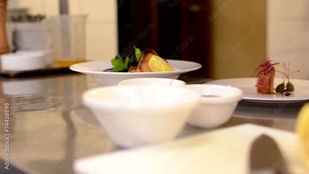 food - meals in the restaurant kitchen food - meals in the restaurant kitchen