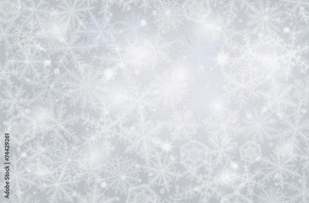 Light winter background made from snowflakes. Light winter background made from snowflakes.