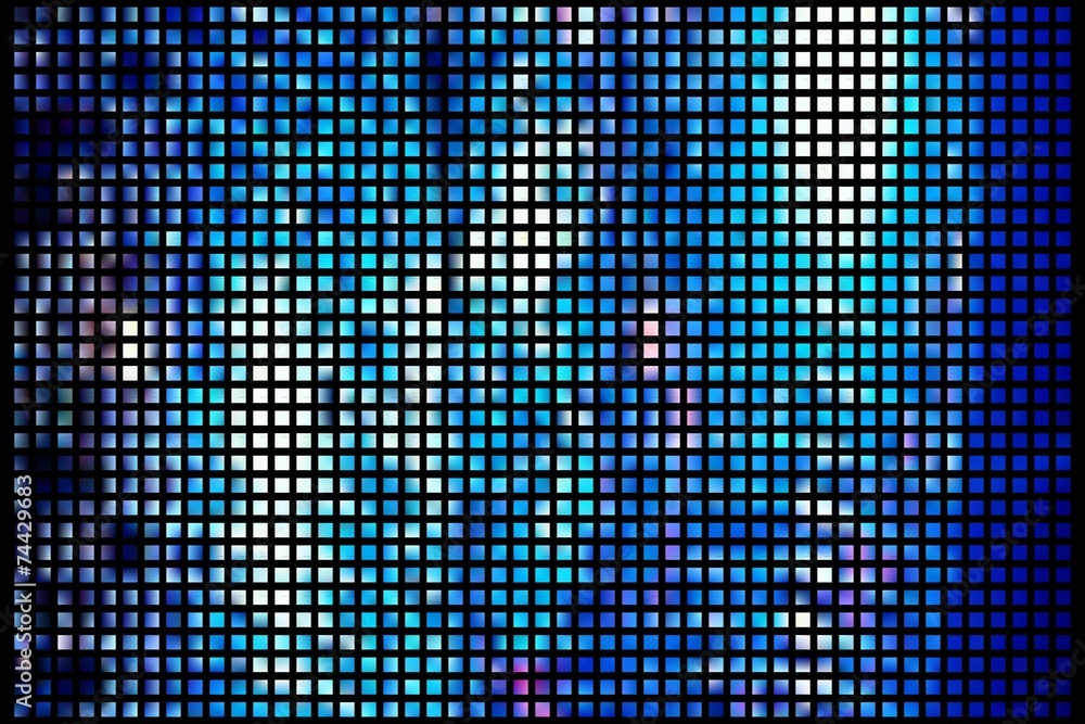 blue glowing techno background