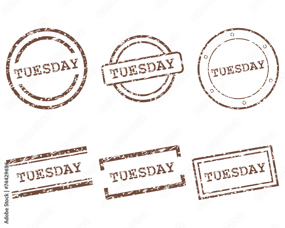 Fototapeta premium Tuesday Stempel