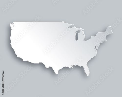 Karte der USA