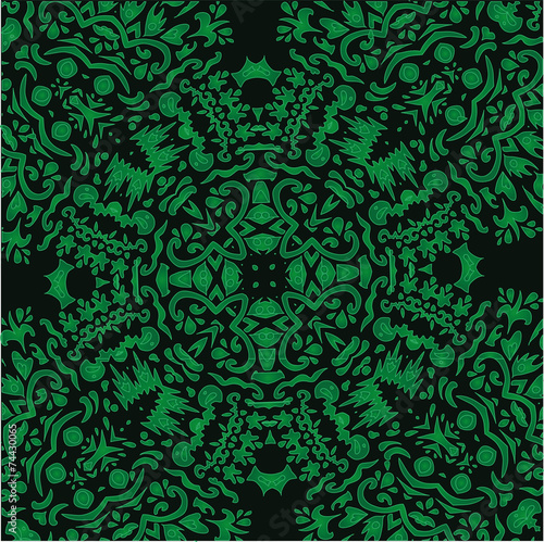 Fractal abstract ethnic patterns for design or texture
