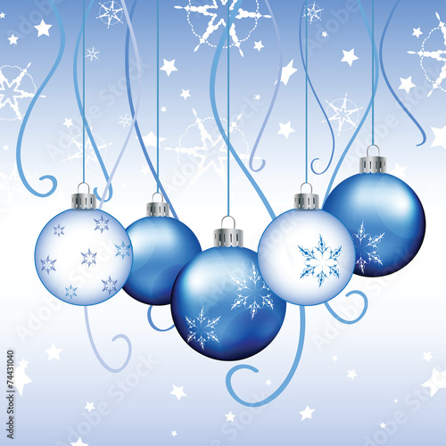 Blue Christmas Background