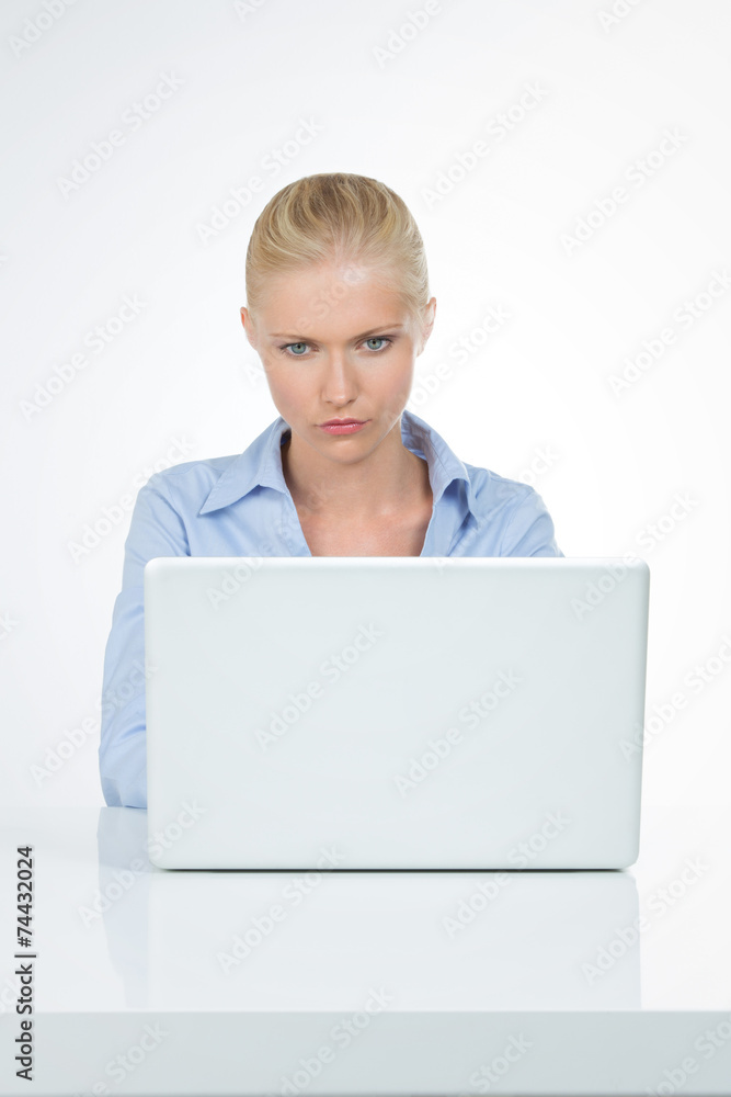 professionalism of girl on closeup professionalism of girl on closeup