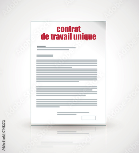 contrat de travail unique - loi macron