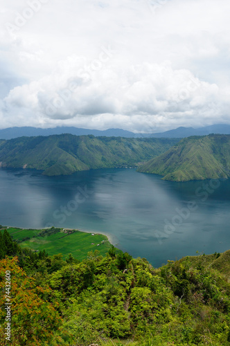 Toba lake on Sumatra