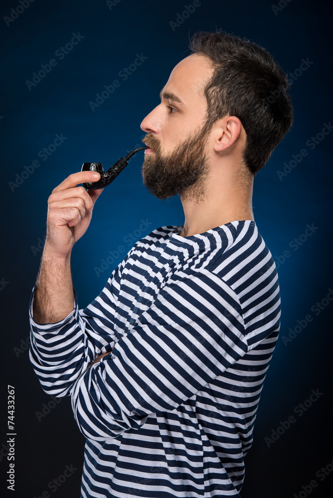 Obraz premium Bearded man