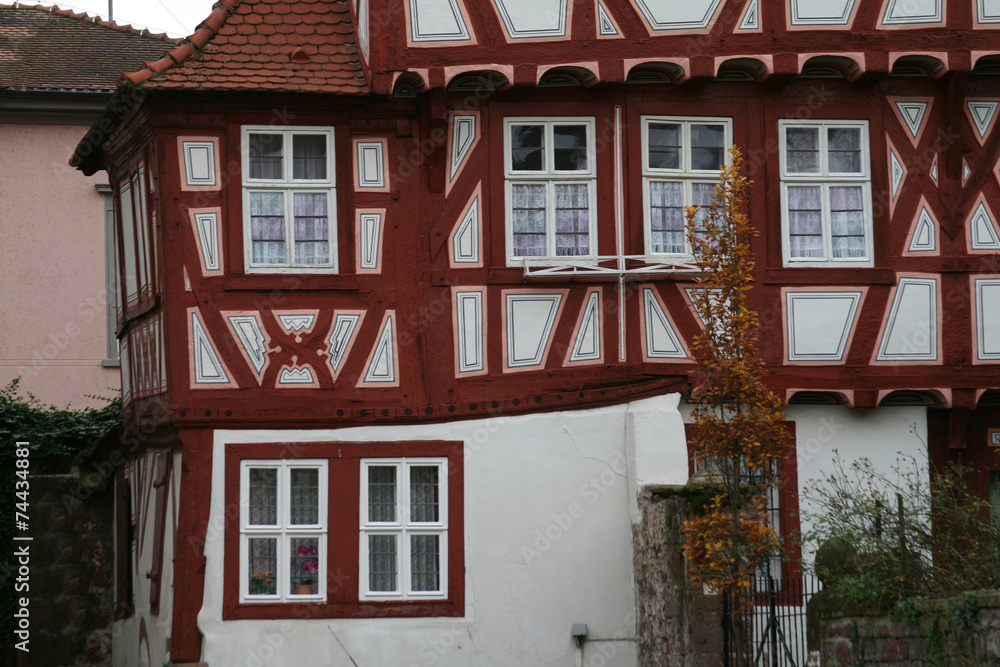 Fototapeta premium Fachwerkhaus in Eberbach