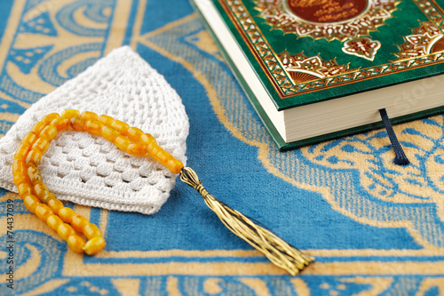 The Masbaha, also known as Tasbih with the Quran photo