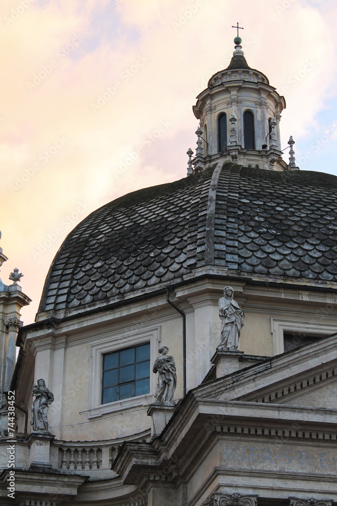 Dome of Santa Maria dei Miracoli - Rome