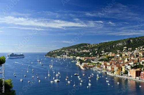 Hafen von Villefranche sur mer, Cote d`azur