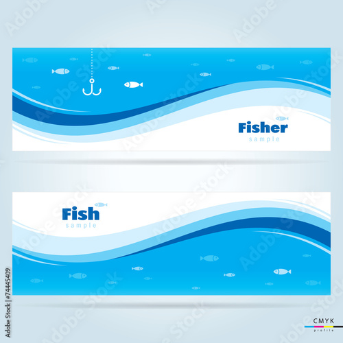banner fish, cmyk profile