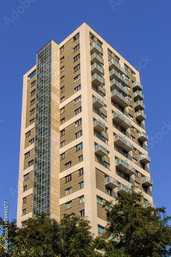 Modern apartment house