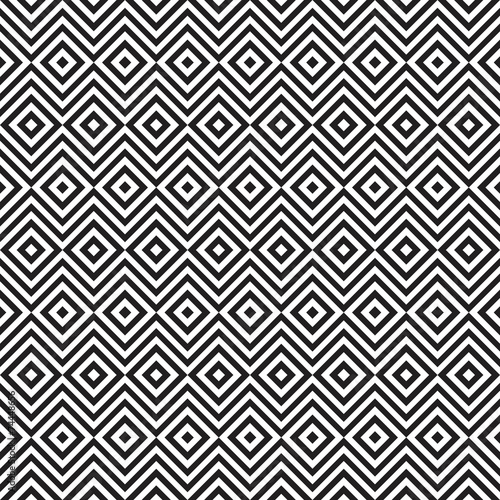 Ethnic tribal zig zag and rhombus seamless pattern.