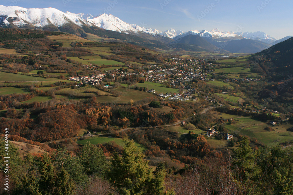 Obraz premium Aveillans et le Plateau Matheysin